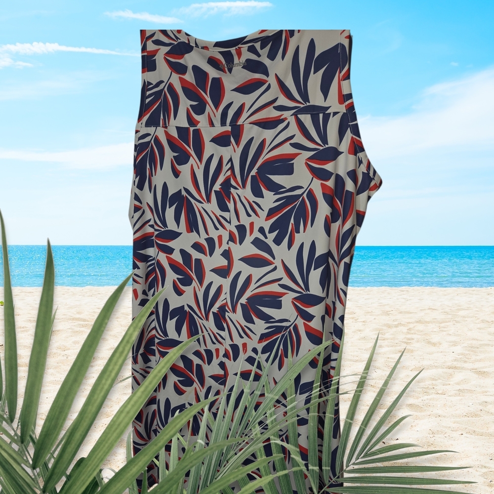Columbia Chill River UPF 50 Active Sheath Dress Color: White Areca, NWT - Picture 8 of 12